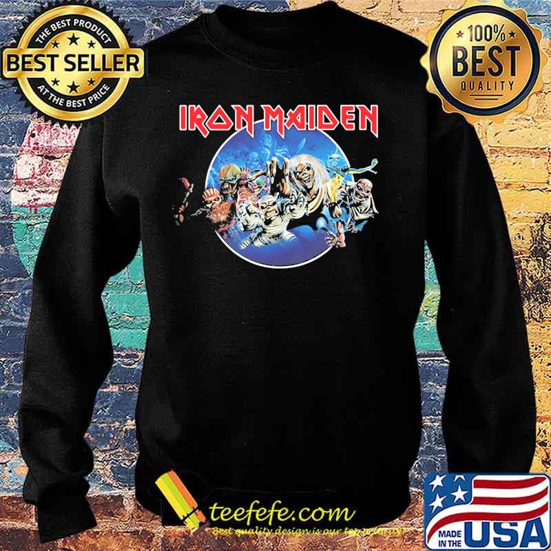 Iron Maiden 'Wasted Years Circle' Shirt Sweater Iron Maiden 'Wasted Years Circle' Shirt Sweater