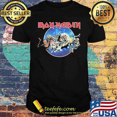Iron Maiden 'Wasted Years Circle' Shirt
