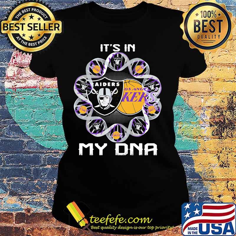 It’s In My Dna Raiders And Los Angeles Lakers Team Football Shirt Ladies tee It’s In My Dna Raiders And Los Angeles Lakers Team Football Shirt Ladies tee