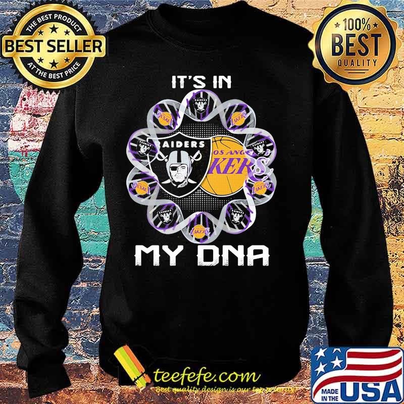 It’s In My Dna Raiders And Los Angeles Lakers Team Football Shirt Sweater It’s In My Dna Raiders And Los Angeles Lakers Team Football Shirt Sweater