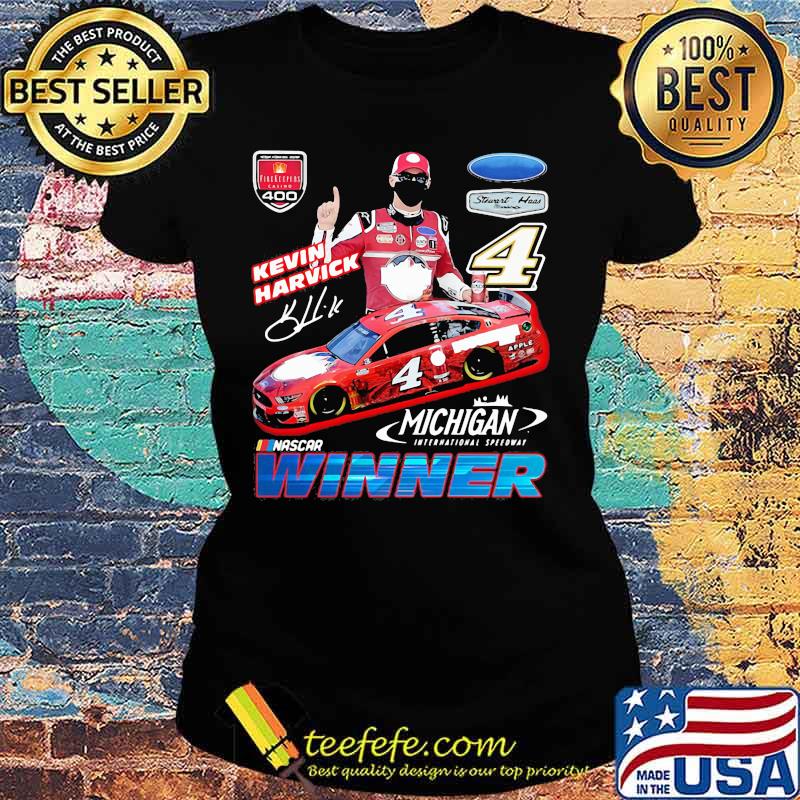 Kevin Harvick Winner Michigan Nascar Shirt Ladies tee Kevin Harvick Winner Michigan Nascar Shirt Ladies tee