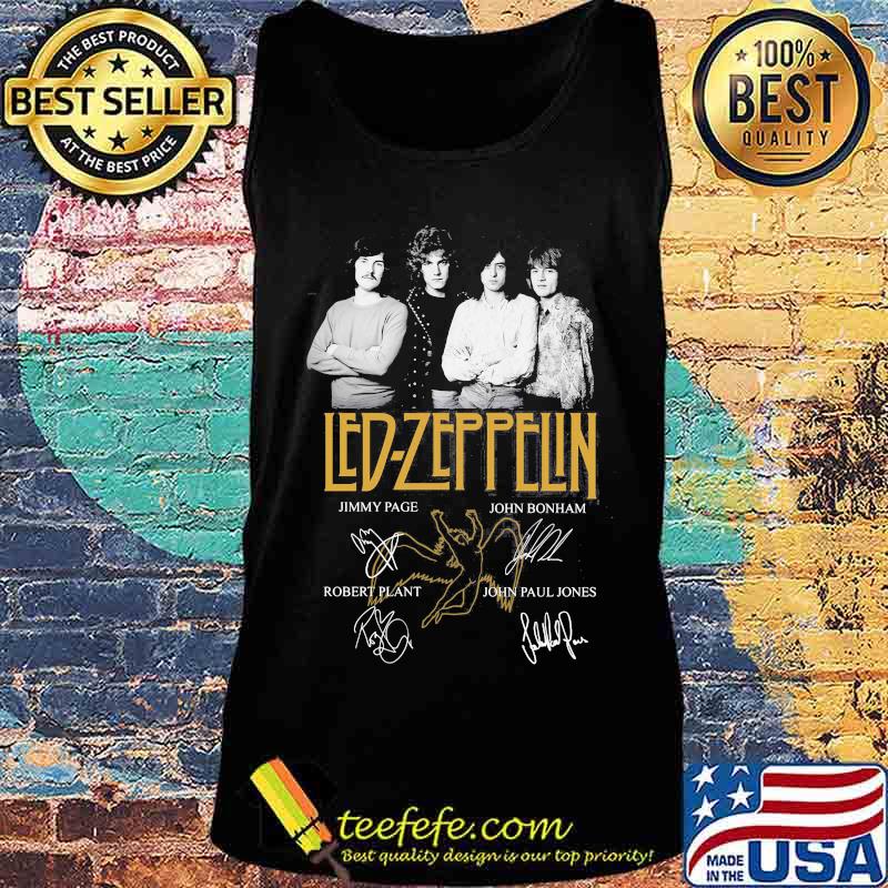 Led Zeppflin Band Music Player Team Signature Shirt Tank top Led Zeppflin Band Music Player Team Signature Shirt Tank top