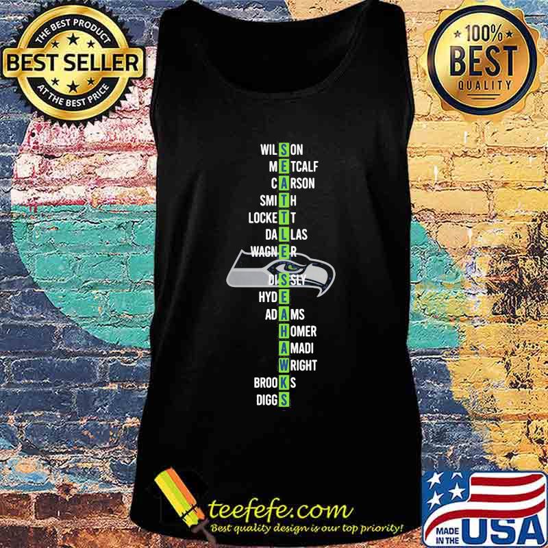 List Name Player West Division Champions Seatle Seahawks Shirt Tank top List Name Player West Division Champions Seatle Seahawks Shirt Tank top