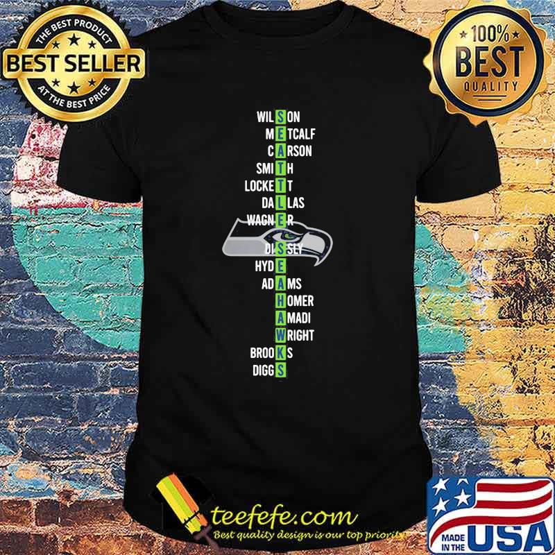 List Name Player West Division Champions Seatle Seahawks Shirt List Name Player West Division Champions Seatle Seahawks Shirt