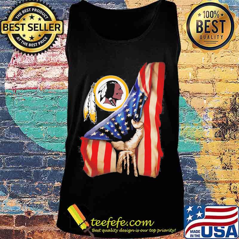 Logo Team Football Redskins American Flag Shirt Tank top Logo Team Football Redskins American Flag Shirt Tank top