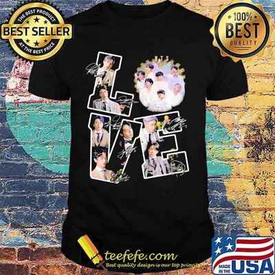 Love Bts Band Music Signature Shirt