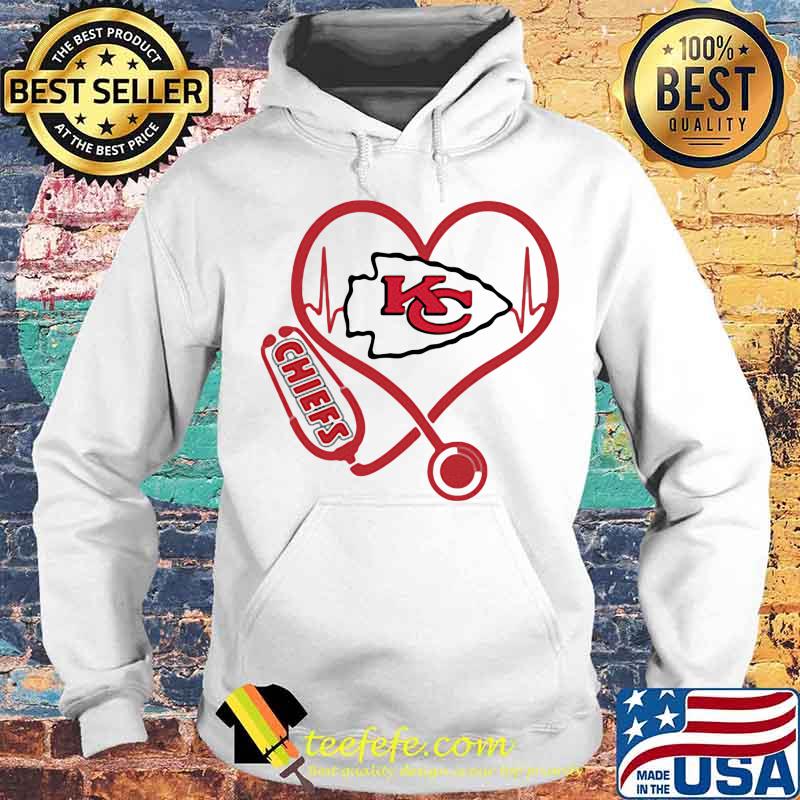 Love Chiefs Heart Beat Medical Shirt Hoodie Love Chiefs Heart Beat Medical Shirt Hoodie