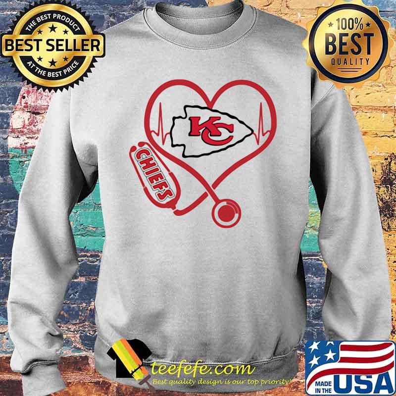 Love Chiefs Heart Beat Medical Shirt Sweater Love Chiefs Heart Beat Medical Shirt Sweater