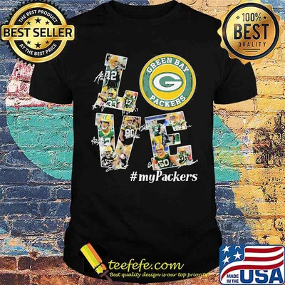 Love Green Bay Packers Signature Shirt
