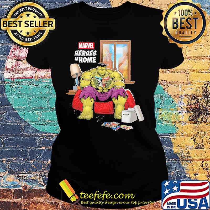 Marvel Heroes At Home Hulk Shirt Ladies tee Marvel Heroes At Home Hulk Shirt Ladies tee