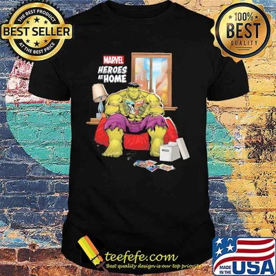 Marvel Heroes At Home Hulk Shirt