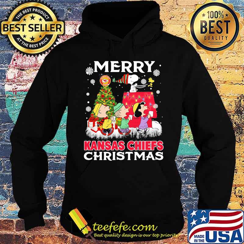 Merry Kansas Chiefs Christmas Snoopy Shirt Hoodie Merry Kansas Chiefs Christmas Snoopy Shirt Hoodie
