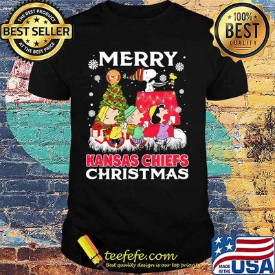 Merry Kansas Chiefs Christmas Snoopy Shirt