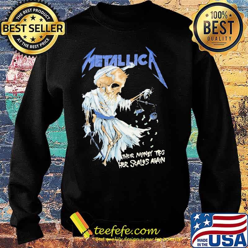 Metallic Their Money Tips Her Stales Again Shirt Sweater Metallic Their Money Tips Her Stales Again Shirt Sweater