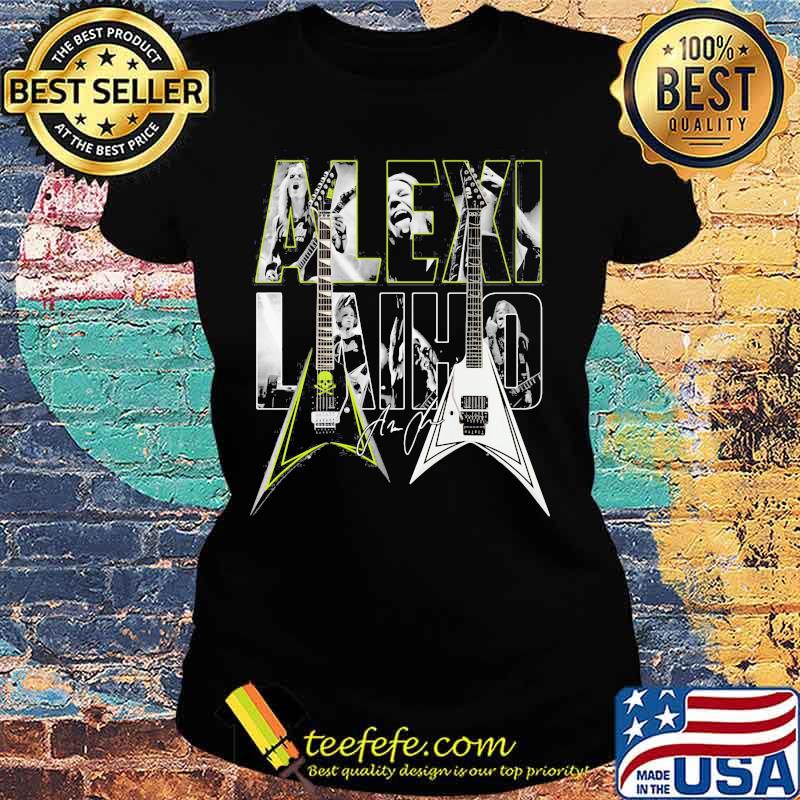 Mexi Laiho Guitar Band Music Shirt Ladies tee Mexi Laiho Guitar Band Music Shirt Ladies tee