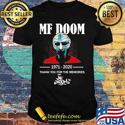 Mf Doom 1971 2020 Thank You For The Memories Signature Shirt
