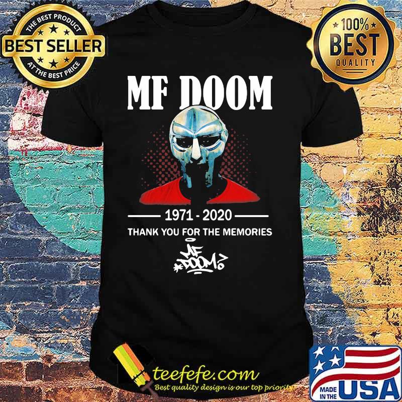 Mf Doom 1971 2020 Thank You For The Memories Signature Shirt