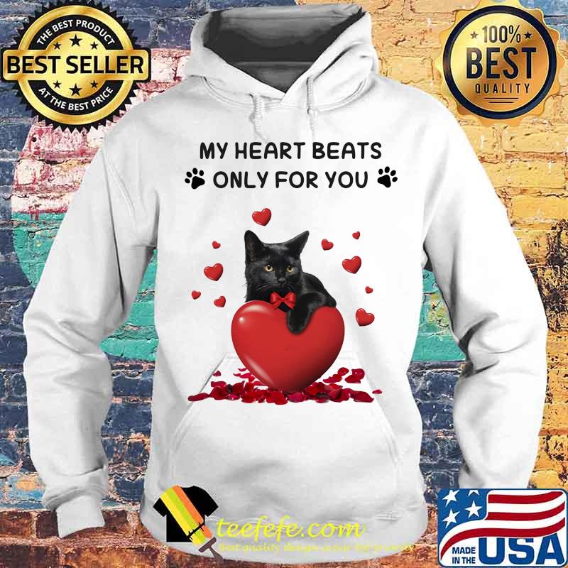 My Heart Beats Only For You Black Cat Happy Valentine’s Day Shirt My Heart Beats Only For You Black Cat Happy Valentine’s Day Shirt