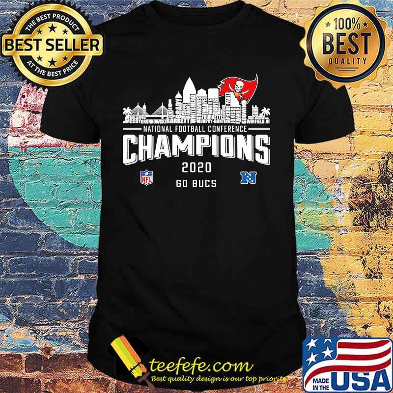 National Football Conference Champions 2020 Go Bucs Tampa Bay Buccaneers Shirt