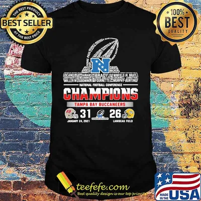 National Football Conference Champions Tampa Bay Buccaneers Win Green Bay Packers Shirt