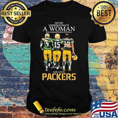 Never Underestimate A Woman Who Understand Football And Loves Packers  Signature Shirt