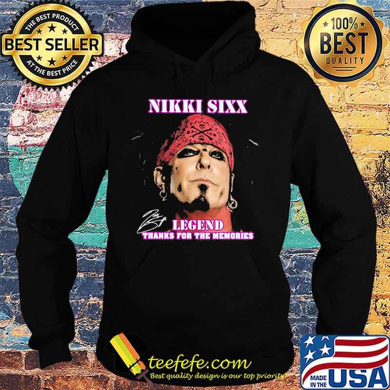 Nikki Sixx Legend Thanks For The Memories Signature Shirt Hoodie Nikki Sixx Legend Thanks For The Memories Signature Shirt Hoodie