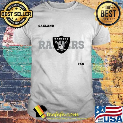 Oakland Raiders Fans Logo Team Football Shirt