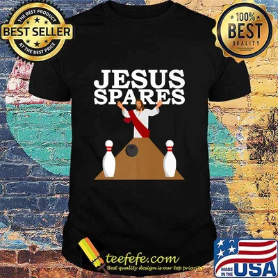 Official Jesus Spares Bowler Bowling Shirt