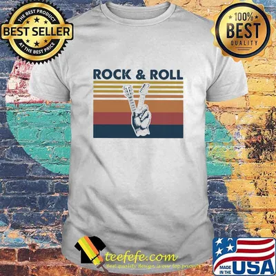 Official Rock And Roll Guitar Vintage Shirt