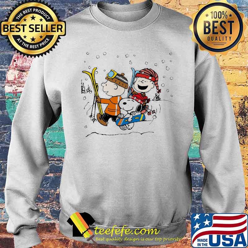 Official Snoopy And Friends Snowboarding Shirt Sweater Official Snoopy And Friends Snowboarding Shirt Sweater