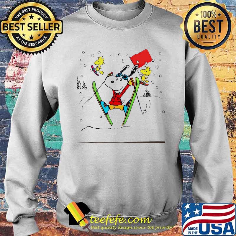 Official Snoopy And Woodstock Snowboarding Shirt Sweater Official Snoopy And Woodstock Snowboarding Shirt Sweater