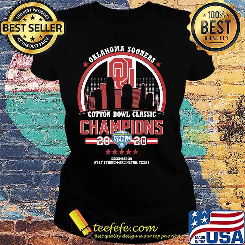 Oklahoma Sooners Cotton Bowl Classic Champions 2020 Shirt Ladies tee Oklahoma Sooners Cotton Bowl Classic Champions 2020 Shirt Ladies tee
