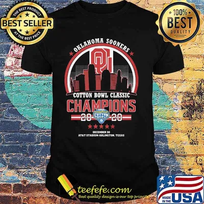 Oklahoma Sooners Cotton Bowl Classic Champions 2020 Shirt