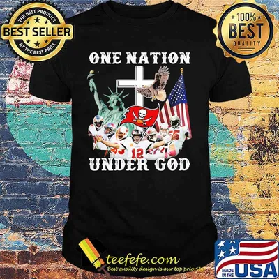 One Nation Under God American Flag Tampa Bay Buccaneers Shirt