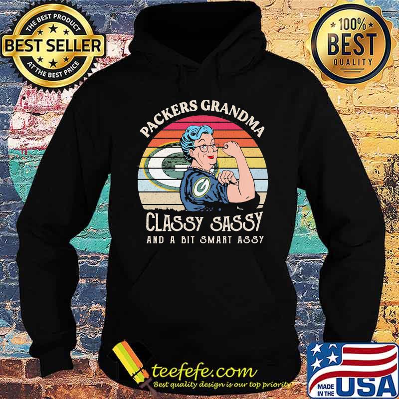 Packers Grandma Classy Sassy And A Bit Smart Assy Vintage Shirt Hoodie Packers Grandma Classy Sassy And A Bit Smart Assy Vintage Shirt Hoodie