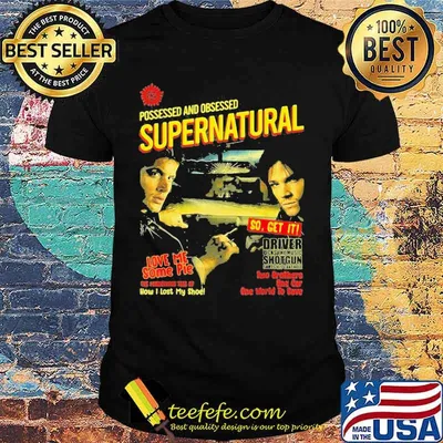 Possessed And Obsessed Supernatural Driver Picks The Music Shotgun Shirt