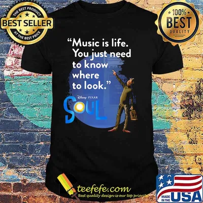 Quote Music Is Life You Just Need To Know Where To Look Shirt
