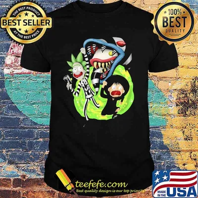 Rick Sanchez Morty Beetlejuice Cartoon Shirt