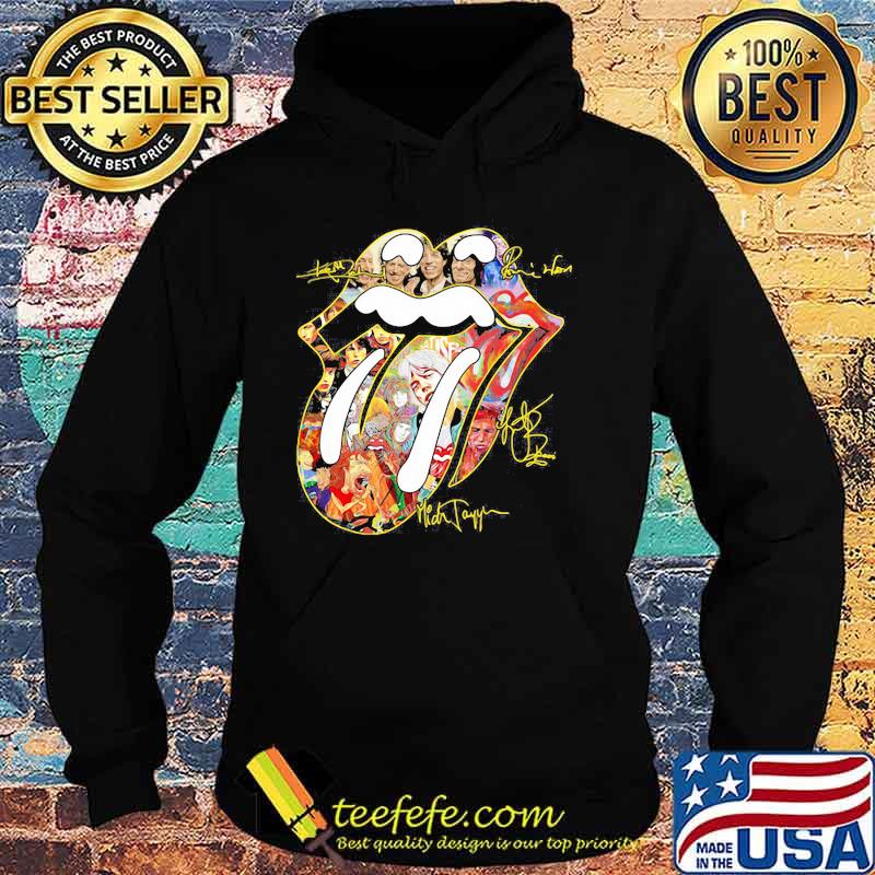 Rolling Stone Lips Signature Shirt Hoodie Rolling Stone Lips Signature Shirt Hoodie