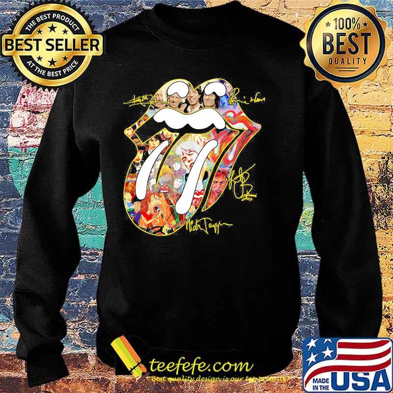 Rolling Stone Lips Signature Shirt Sweater Rolling Stone Lips Signature Shirt Sweater