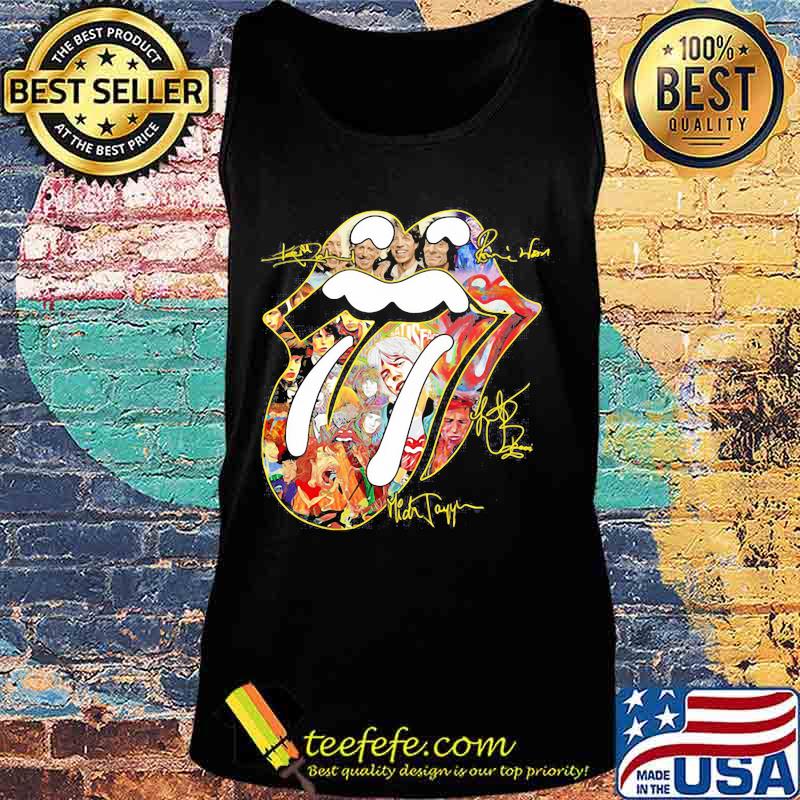 Rolling Stone Lips Signature Shirt Tank top Rolling Stone Lips Signature Shirt Tank top