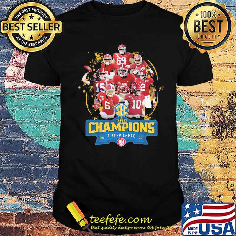 Sec Champions A Step Ahead Alabama Crimson Shirt