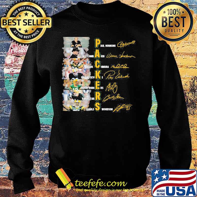 Signature Name Player Team Of Packers Football Shirt Sweater Signature Name Player Team Of Packers Football Shirt Sweater