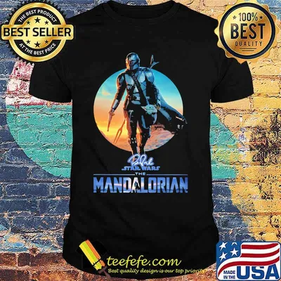 Signature Star Wars The Mandalorian Sunset Shirt