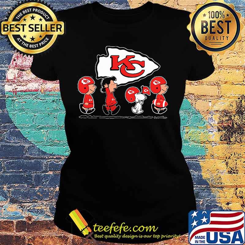 Snoopy Peanuts And Friends Fan Kansas City Chiefs Football Shirt Ladies tee Snoopy Peanuts And Friends Fan Kansas City Chiefs Football Shirt Ladies tee