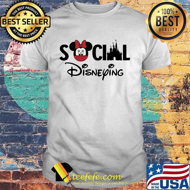 Social Disneying Mickey Mouse Girl Wear Mask Shirt