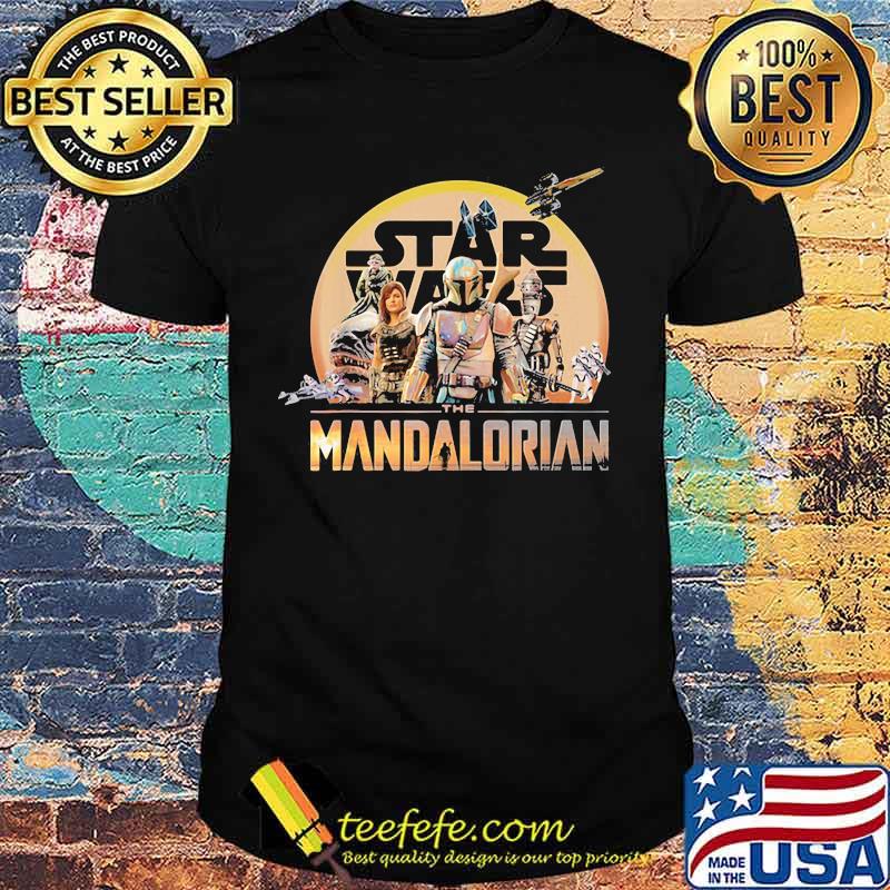Star War The Mandalorian Sunset Shirt