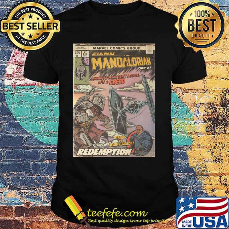 Star Wars The Madalorian Redemption Poster Shirt Star Wars The Madalorian Redemption Poster Shirt
