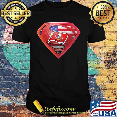 Superman Symbol Team Football Tampa Bay Buccaneers Shirt