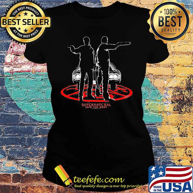 Supernatural John The Hunt Car Films Shirt Ladies tee Supernatural John The Hunt Car Films Shirt Ladies tee